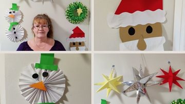 Creative Watford care home Resident makes beautiful Christmas decorations